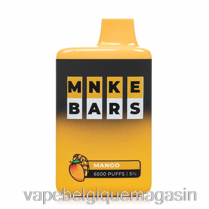 Vape Belgique Mnke Bars 6500 Mangue Jetable